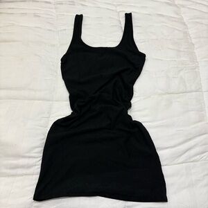 Victorias Secret Fitted Black Mini Dress— Sleek and Sexy